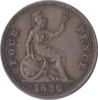 1836 FOURPENCE ( GVF ) - Fourpence - Cambridgeshire Coins