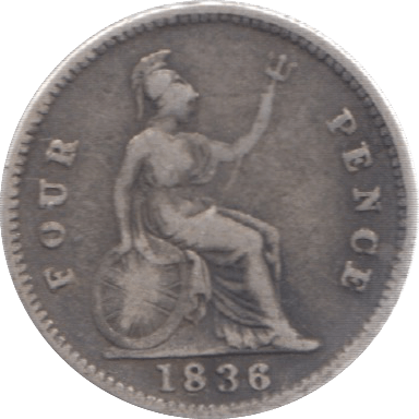 1836 FOURPENCE ( NF ) 23 - Fourpence - Cambridgeshire Coins