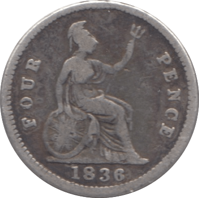 1836 FOURPENCE ( NF ) - Fourpence - Cambridgeshire Coins