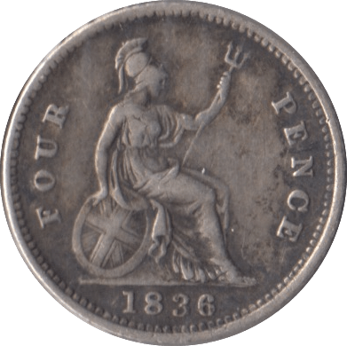 1836 FOURPENCE ( VF ) - Fourpence - Cambridgeshire Coins