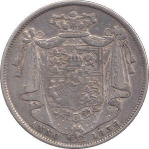 1836 HALFCROWN ( GVF ) - Halfcrown - Cambridgeshire Coins