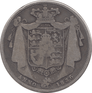 1836 HALFCROWN ( NF ) - Halfcrown - Cambridgeshire Coins