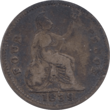 1836 SILVER FOURPENCE ( FAIR ) - Fourpence - Cambridgeshire Coins
