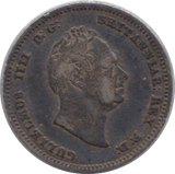 1836 SILVER FOURPENCE ( GF ) 6 - Fourpence - Cambridgeshire Coins