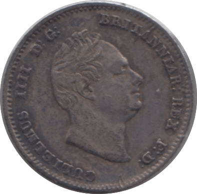 1836 SILVER FOURPENCE ( VF ) 3 - Fourpence - Cambridgeshire Coins