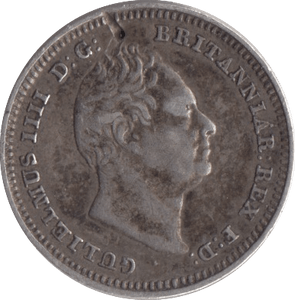 1836 SILVER THREEPENCE ( FINE ) - Threepence - Cambridgeshire Coins