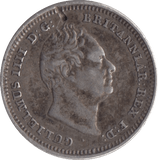 1836 SILVER THREEPENCE ( FINE ) - Threepence - Cambridgeshire Coins