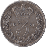 1836 SILVER THREEPENCE ( FINE ) - Threepence - Cambridgeshire Coins