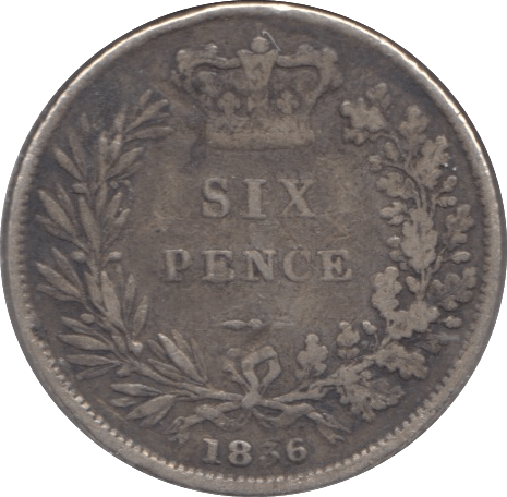 1836 SIXPENCE ( FINE ) - Sixpence - Cambridgeshire Coins
