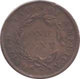 1836 USA ONE CENT - WORLD COINS - Cambridgeshire Coins