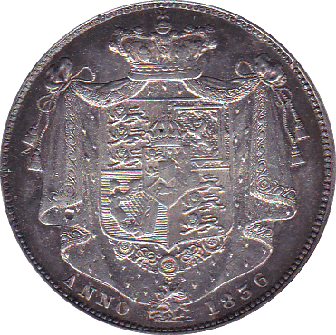 1836 HALFCROWN ( EF ) - Halfcrown - Cambridgeshire Coins