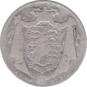 1836 HALFCROWN ( FAIR ) - Halfcrown - Cambridgeshire Coins