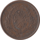 1837 CANADA BANK PENNY TOKEN - PENNY TOKEN - Cambridgeshire Coins