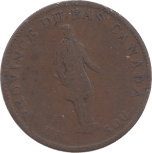 1837 CANADA HALF PENNY - WORLD COINS - Cambridgeshire Coins