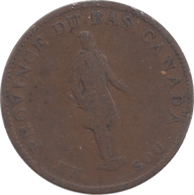 1837 CANADA HALF PENNY - WORLD COINS - Cambridgeshire Coins