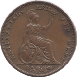 1837 FARTHING ( VF ) - Farthing - Cambridgeshire Coins