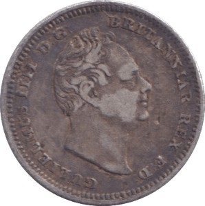 1837 FOURPENCE ( FINE ) - Fourpence - Cambridgeshire Coins
