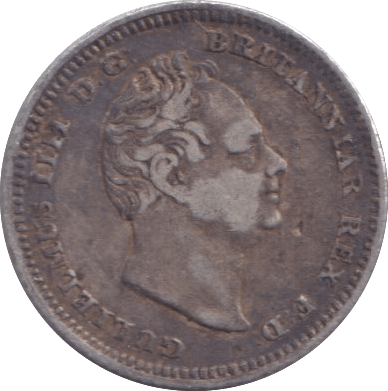 1837 FOURPENCE ( FINE ) - Fourpence - Cambridgeshire Coins