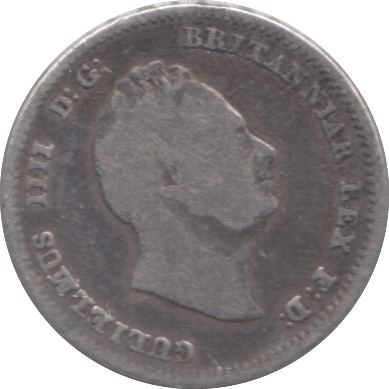 1837 FOURPENCE ( FINE ) - Fourpence - Cambridgeshire Coins