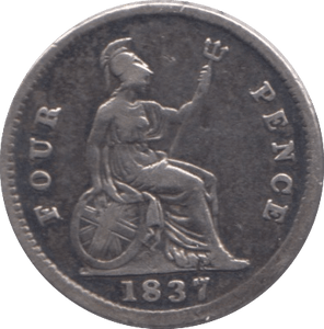 1837 FOURPENCE ( GF ) - Fourpence - Cambridgeshire Coins