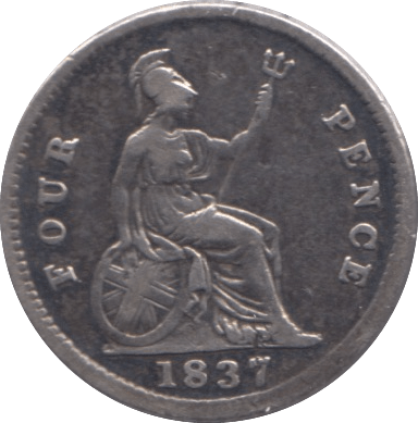 1837 FOURPENCE ( GF ) - Fourpence - Cambridgeshire Coins