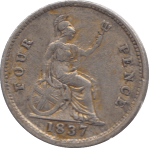 1837 FOURPENCE ( GVF ) - Fourpence - Cambridgeshire Coins