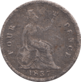 1837 FOURPENCE ( NF ) - Fourpence - Cambridgeshire Coins