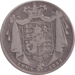 1837 HALFCROWN ( FINE ) - Halfcrown - Cambridgeshire Coins