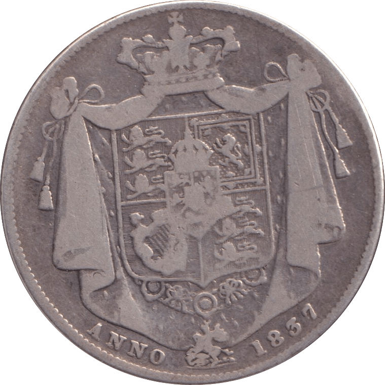 1837 HALFCROWN ( FINE ) - Halfcrown - Cambridgeshire Coins