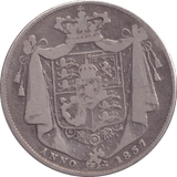 1837 HALFCROWN ( FINE ) - Halfcrown - Cambridgeshire Coins