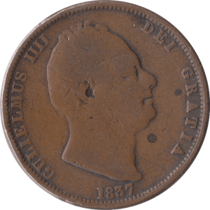 1837 HALFPENNY ( FAIR ) - Halfpenny - Cambridgeshire Coins