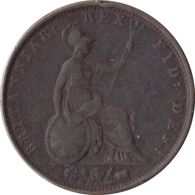 1837 HALFPENNY ( FINE ) - Halfpenny - Cambridgeshire Coins