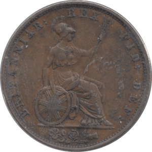 1837 HALFPENNY ( GVF ) 2 - HALFPENNY - Cambridgeshire Coins