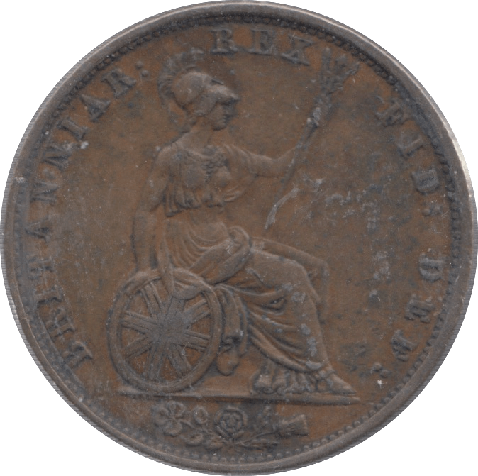 1837 HALFPENNY ( GVF ) 2 - HALFPENNY - Cambridgeshire Coins