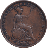 1837 HALFPENNY ( VF ) - Halfpenny - Cambridgeshire Coins