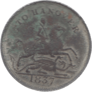 1837 HANOVER TOKEN 5 - Token - Cambridgeshire Coins