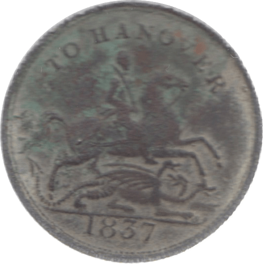 1837 HANOVER TOKEN 5 - Token - Cambridgeshire Coins