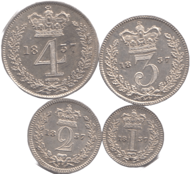 1837 MAUNDY SET WILLIAM IIII - Maundy Set - Cambridgeshire Coins