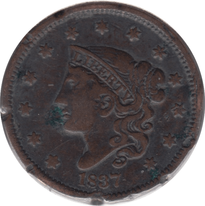 1837 ONE CENTS UNITED STATES - WORLD COINS - Cambridgeshire Coins