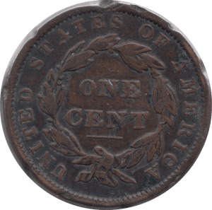 1837 ONE CENTS UNITED STATES - WORLD COINS - Cambridgeshire Coins