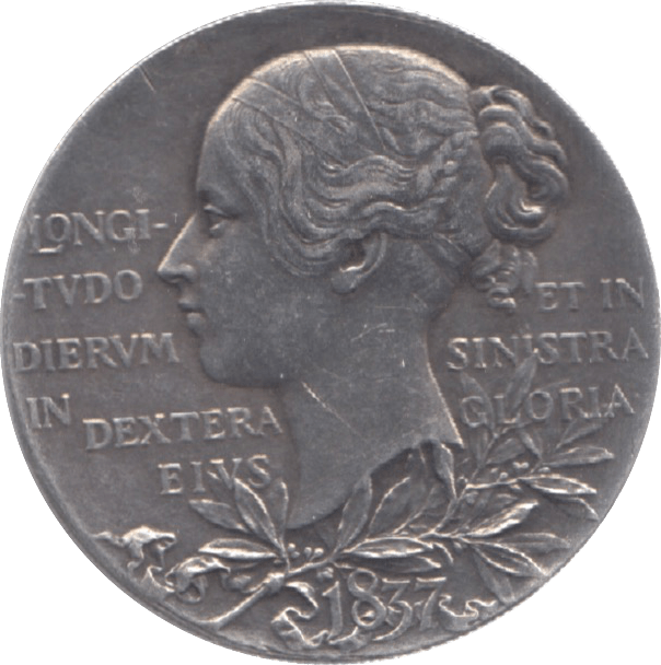 1837 SILVER VICTORIA MEDALLION - WORLD SILVER COINS - Cambridgeshire Coins