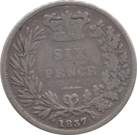 1837 SIXPENCE ( FINE ) - Sixpence - Cambridgeshire Coins