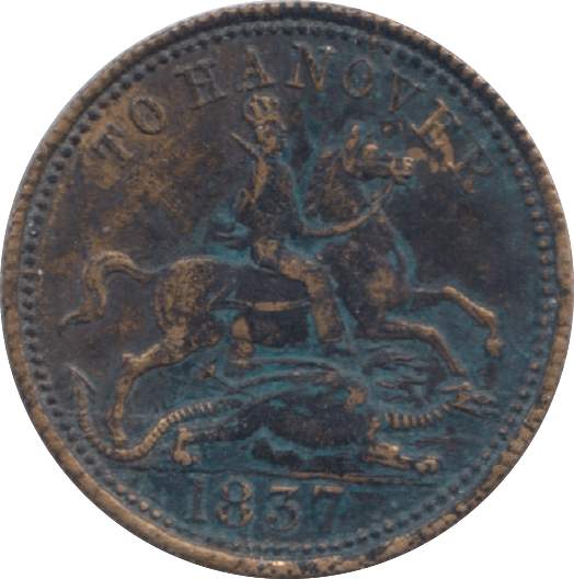1837 TO HANOVER VICTORIAN TOKEN - WORLD COINS - Cambridgeshire Coins