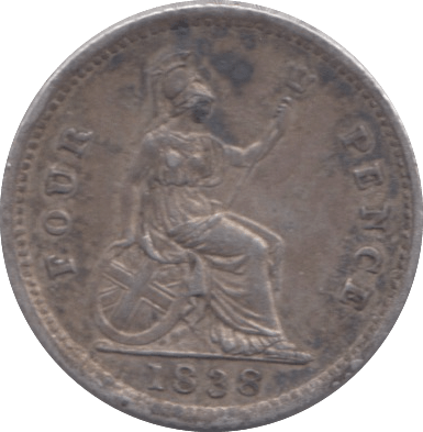 1838 FOURPENCE ( GVF ) - Fourpence - Cambridgeshire Coins