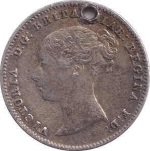 1838 FOURPENCE ( VF ) HOLED - Fourpence - Cambridgeshire Coins
