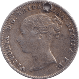1838 FOURPENCE ( VF ) HOLED - Fourpence - Cambridgeshire Coins