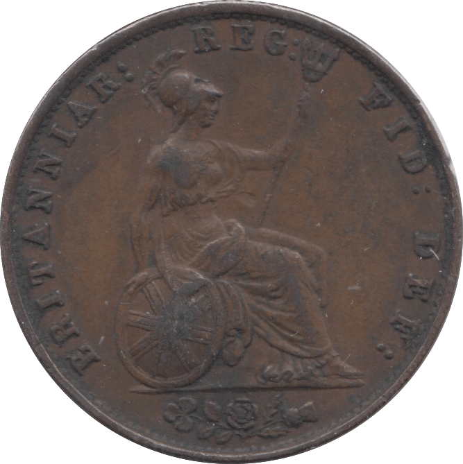 1838 HALF PENNY ( GVF ) - Halfpenny - Cambridgeshire Coins