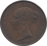 1838 HALF PENNY ( GVF ) - Halfpenny - Cambridgeshire Coins