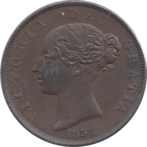 1838 HALFPENNY ( EF ) - Halfpenny - Cambridgeshire Coins