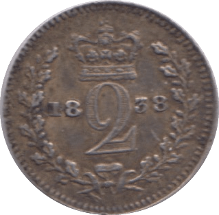 1838 MAUNDY TWOPENCE ( VF ) - MAUNDY TWOPENCE - Cambridgeshire Coins